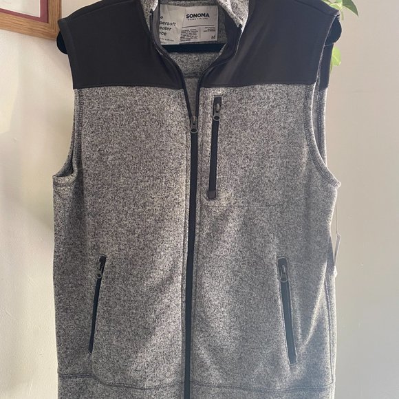 Men's fleece vest - Picture 1 of 4